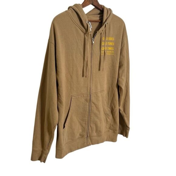 Independent Trading Company Autographed Keith Harkin On Tour Full Zip Hoodie Tan - Picture 3 of 9